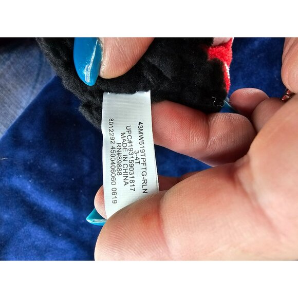 Minnie Mouse Slippers Slipper Socks Toddler Fleece Girl Non Skid Disney NEW 3T/4 - Picture 3 of 7